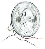 headlight 7" round crystal halogen for Peterbilt head light H6017 H6024 each