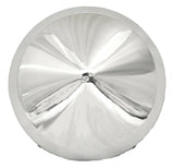 2-Front Hub Caps Universal for Steel Wheel Cone Stainless 7/16" Lip GG#10702