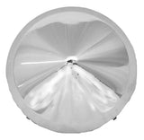 2-Front Hub Caps Universal for Steel Wheel Cone Stainless 7/16" Lip GG#10702
