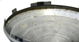 2-Front Hub Caps Universal for Steel Wheel Cone Stainless 7/16" Lip GG#10702