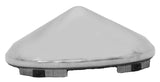 2-Front Hub Caps Universal for Steel Wheel Cone Stainless 7/16" Lip GG#10702