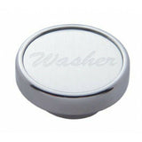 UP Washer Control Knob Silver 1" Aluminum Sticker Chrome Knob #23041 Each