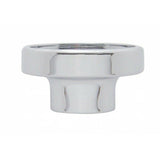 UP Wiper Washer Control Knob Blue 1" Aluminum Sticker Chrome Knob #23049 Each