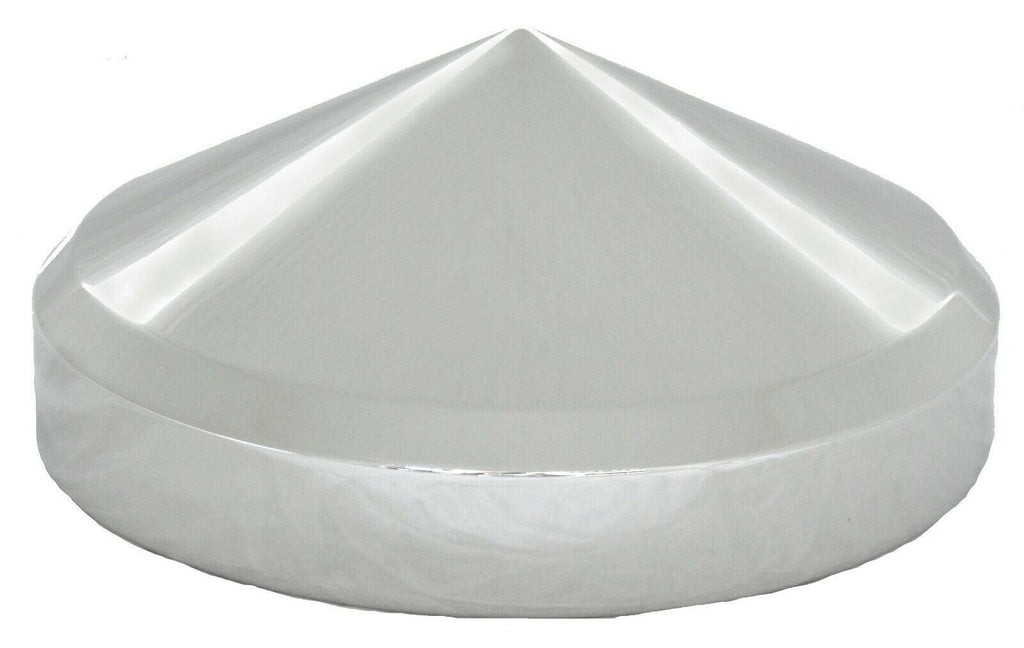 GG Rear Hub Cap 8" I.D. Cone Pointed Chrome Plated 8 of 5/8" Studs #20130 Each