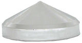 GG Rear Hub Cap 8" I.D. Cone Pointed Chrome Plated 8 of 5/8" Studs #20130 Each