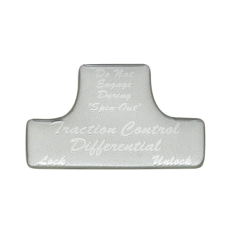 UP Switch Guard Sticker Only Traction Control for Freightliner Silver #21044-1S