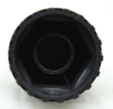 UP Front Axle Cover Matte Black 33 mm Screw-on Lug Nuts Cone Hub Cap #10339 Each