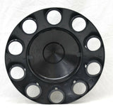 UP Front Axle Cover Matte Black 33 mm Screw-on Lug Nuts Cone Hub Cap #10339 Each