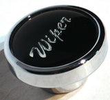 UP Wiper Control Knob 1" Black Glossy Sticker Chrome Aluminum Knob #23201 Each