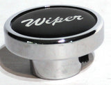 UP Wiper Control Knob 1" Black Glossy Sticker Chrome Aluminum Knob #23201 Each
