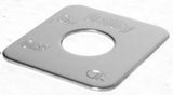 Switch Plate for Freightliner Utility Lights On/Off Stainless Block GG#68773