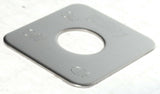 Switch Plate for Freightliner Utility Lights On/Off Stainless Block GG#68773