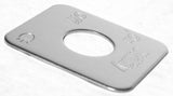 Switch Plate for Freightliner Utility Lights On/Off Stainless Block GG#68773