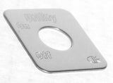 Switch Plate for Freightliner Utility Lights On/Off Stainless Block GG#68773