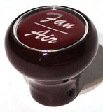 UP Dash Control Knob Fan Air 1" Red Glossy Sticker Wood Knob #23540 Each