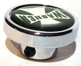 UP Washer Control Knob Chrome Aluminum w/ Green Maltese Cross Sticker #23620