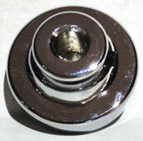 UP Washer Control Knob Chrome Aluminum w/ Green Maltese Cross Sticker #23620