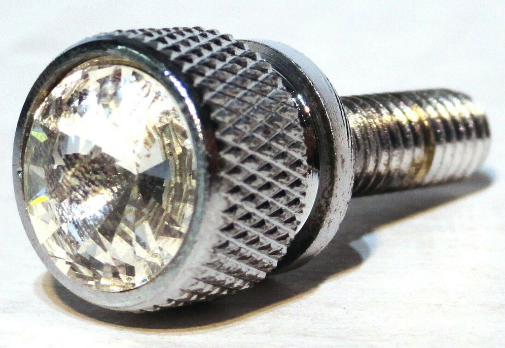 UP Dash Screws for Kenworth Clear Jewels Chrome 1 1/4" Long #23813 Set of 2