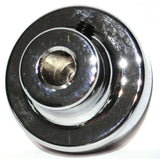 UP Wiper Control Knob 1" Purple Glossy Sticker Chrome Aluminum Knob #23204 Each