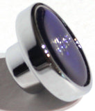 UP Wiper Control Knob 1" Purple Glossy Sticker Chrome Aluminum Knob #23204 Each