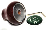 UP Dash Control Knob Fan Air 1" Green Glossy Sticker Wood Knob #23538 Each