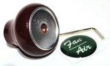 UP Dash Control Knob Fan Air 1" Green Glossy Sticker Wood Knob #23538 Each