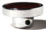 UP Washer Control Knob Chrome Aluminum w/ Red Maltese Cross Sticker #23622