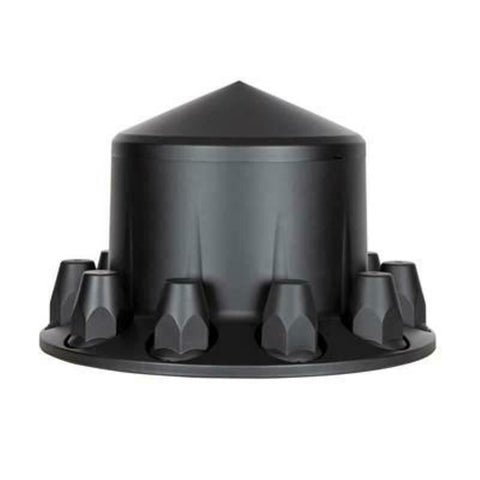 UP Rear Axle Cover Matte Black 33 mm Screw-On Lug Nuts Cone Hub Cap #10340 Each
