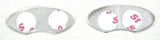 HTS Gauge Emblems for Peterbilt Speedometer & Tachometer Stainless PB-2046 Pair