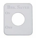 UP Switch Plate for Kenworth Brake Saver Stainless Steel Etched Letter #48220