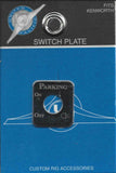 UP Switch Plate for Kenworth Parking Light Stainless Steel Etched Letters #48272