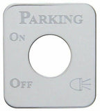 UP Switch Plate for Kenworth Parking Light Stainless Steel Etched Letters #48272