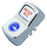 UP Rocker Switch Actuator Cover Rear A/C for Peterbilt 2006+ Blue Jewel #45171