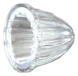 Bumper Guide Top for 1" Pipe Plastic Clear Lens Chrome Aluminum GG#94762 Pair