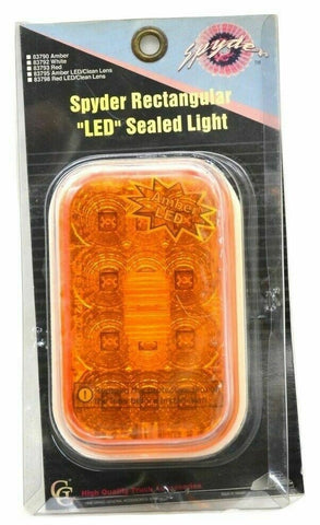 GG LED Light Spyder for Park Turn Clearance Amber Lens & 12 LEDs #83790 Each