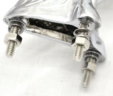 GG Lighted Hood Ornament Stallion Windrider Clear 3 Stud Chrome 9 3/4" #48395