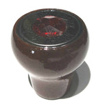 GG Dash Knob for Wiper/Washer Rosewood W/Red Jewel Stainless Plate #95745 Each