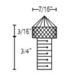 GG Dash Panel Screws for Peterbilt Blue Jewel Fine Threads #67181 Set of 2