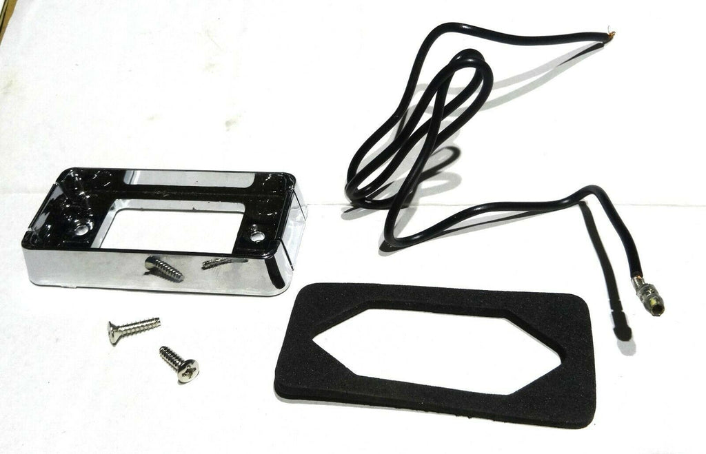 Light Mounting Base Kit Rectangular 2 1/2" X 1 3/16" I.D. Plastic GG#87649 Each