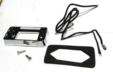 Light Mounting Base Kit Rectangular 2 1/2" X 1 3/16" I.D. Plastic GG#87649 Each