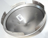 UP Front Hub Cap for Peterbilt 5 Even Notches Pointed Cone SS 1" Lip #20150 Each