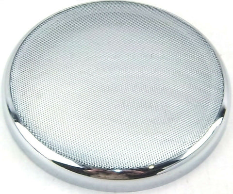 Speaker Cover Round for Peterbilt Chrome Plastic Metal Screen 7 1/4" #40917