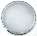 Speaker Cover Round for Peterbilt Chrome Plastic Metal Screen 7 1/4" #40917