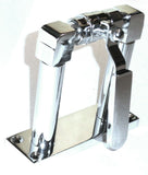 GG Train Horn Air Valve Floor Mount Stand Chrome & Brass 4" Tall #69977