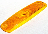 GG Light Lens Replacement for Peterbilt Marker Light Amber Plastic #81301 Pair