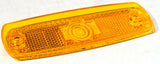 GG Light Lens Replacement for Peterbilt Marker Light Amber Plastic #81301 Pair