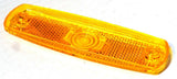 GG Light Lens Replacement for Peterbilt Marker Light Amber Plastic #81301 Pair