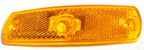 GG Light Lens Replacement for Peterbilt Marker Light Amber Plastic #81301 Pair