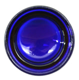 Glass Dome Light Lens for Peterbilt Top Hat Style Blue 1 9/16" GG#82816 Pair