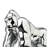 GG Hood Ornament Gorilla King Chrome Plated 3 Hole Mount 4 3/4" Tall #48188